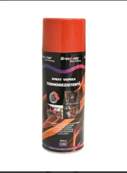 Spray ART vopsea termorezistenta ROSU pentru etriere 450ml ,uscare rapida , rezistenta ridicata +cadou