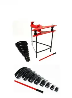 Stand hidraulic pentru indoit tevi Dema 24385, 16 tone, 8 piese