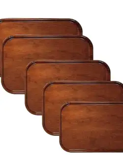 Tava servire lemn antiderapanta dreptunghiulara Cambro 45 x 32 cm