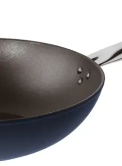 Tigaie tip WOK Sambonet Midnight Blue 28cm inductie albastru