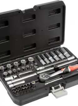 Trusa chei tubulare YATO, antrenor cu clichet, 1 4 , 42buc