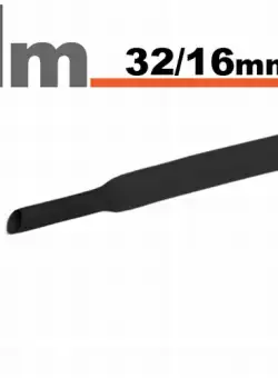 Tub Termocontractibil Negru , 32,0 16,0 mm