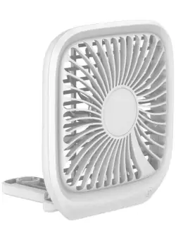 Ventilator pliabil tetiera autovehicul BASEUS Foldable USB 3.6W 5V 1A 3 viteze (alb) CXZD-02