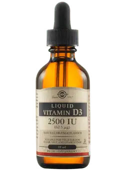 Vitamina D3 2500IU, 59ml, Solgar