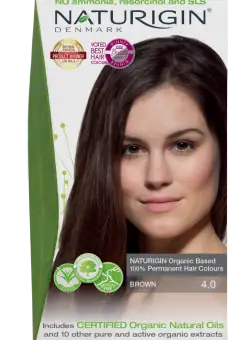 Vopsea de par Brown 4.0, 115ml, Naturigin