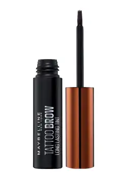 Vopsea gel pentru sprancene Tattoo Brow Peel-Off Tint Light Brown, 4.9g, Maybelline