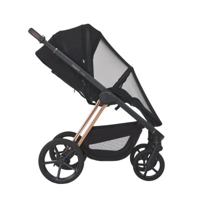 Carucior 2 in 1 pentru copii Espiro Miloo Gri 0-22 kg, premium, sezut reversibil, maner telescopic, accesorii incluse