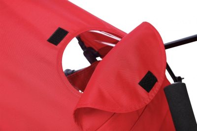 Carucior pentru copii Buf Boof sport S120 rosu cu spatar reglabil