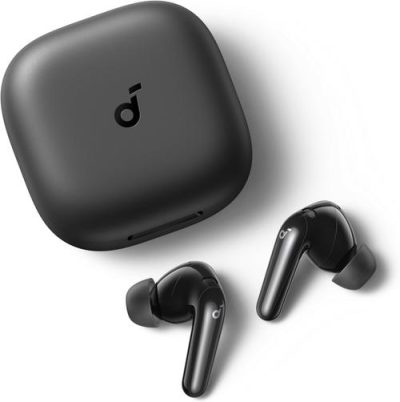 Casti True Wireless Anker Soundcore R60i, ANC, Hi-Res Sound, Autonomie 50 ore, IP55, Bluetooth 6.1 (Negru)