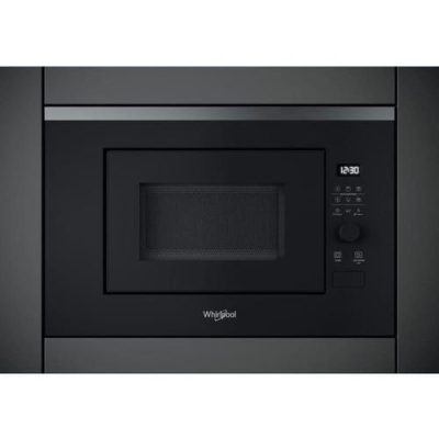 Cuptor cu microunde incorporabil Whirlpool WMF201G, Capacitate 20l, Putere 800 W, Grill, Jet Start, Jet Defrost, Negru