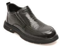 Ghete BITE THE BULLET negre, 86363, din piele naturala