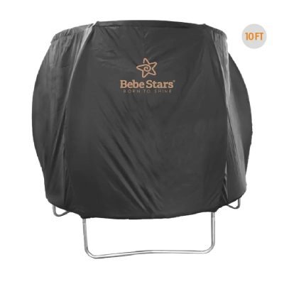 Husa de protectie pentru trambulina 305 cm, Bebe Stars, Negru