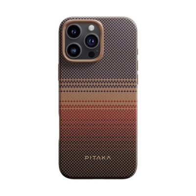 Husa Pitaka MagEZ 5 Pro Military-Grade Aramida, pentru iPhone 16 Pro, MagSafe