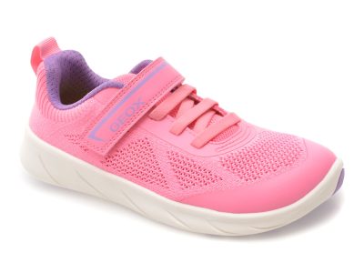 Pantofi sport GEOX roz, J65PCA, din material textil