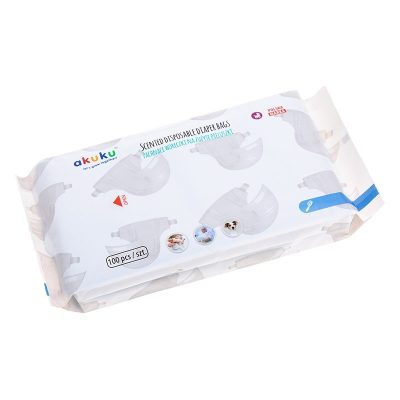 Saculeti parfumati Akuku pentru pampers 100 bucati