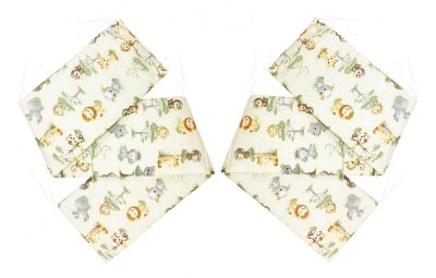 Set aparatori laterale pentru patut 120 x 60 cm Monkey